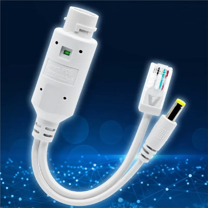 [NEW!A25P】 POE Splitter Outdoor Waterproof Video Power Adapter Cable Supply Module Injector Extender For IP Camera Splitter