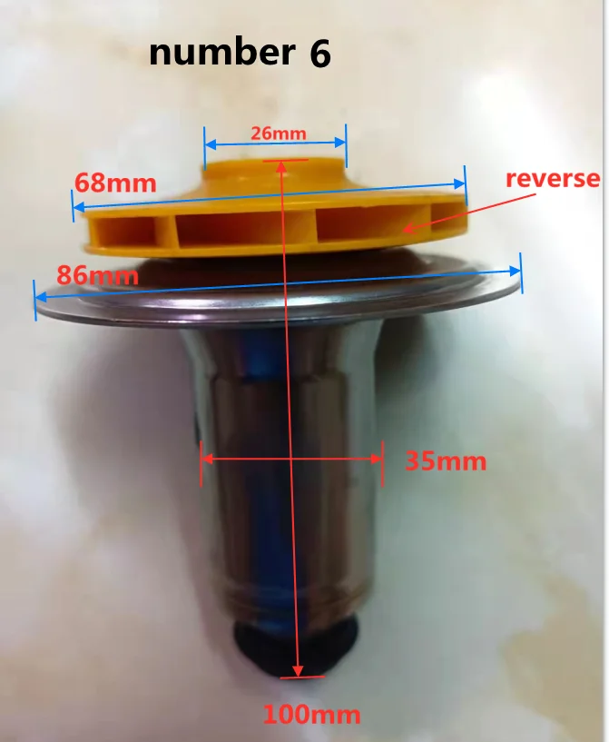 Smyth Norco striker Tops Chuangert Norco small squirrel Oneng wall-hung boiler water pump rotor impeller accessories