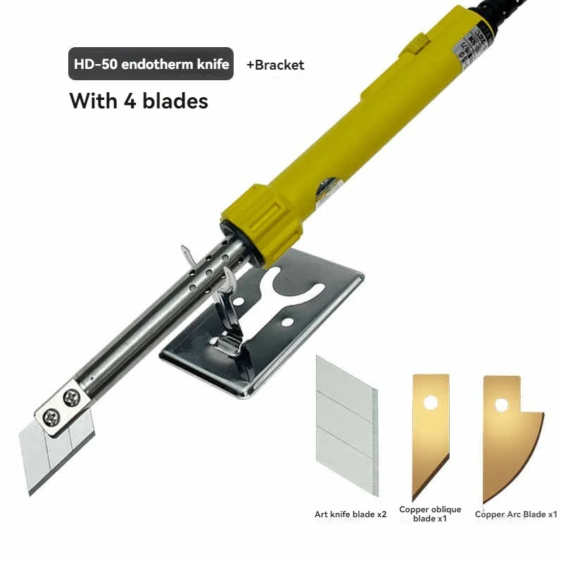 Electric Foam Hot Knife Adjustable Temperature Handheld Heating Cutter Fast Heating For PU Leather Foam Rope Fabric DIY Cutting