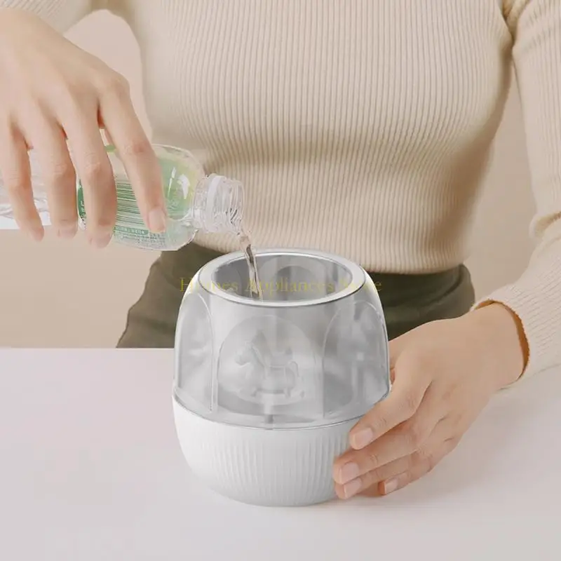 Umidificador ar d0ab com caixa música carrossel colorida led lump bedroom difusor difusor cargos carro