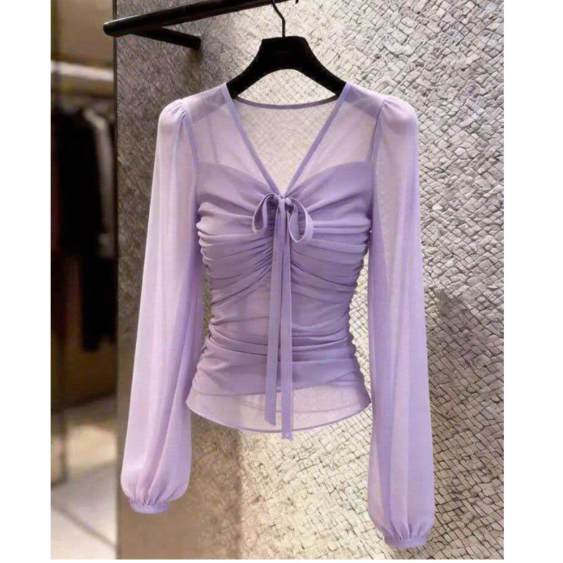 Summer Long Sleeve Lacing Plea - Summer Clothing Trends For Women review and price