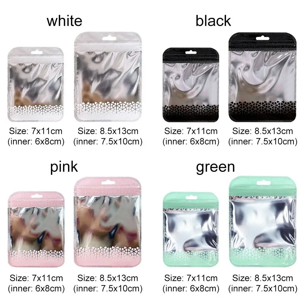 عرض المجوهرات الملونة الحقائب الختم الذاتي مع ثقب شنق ، أكياس OPP ، كيس التعبئة والتغليف ، الحقائب البريدي