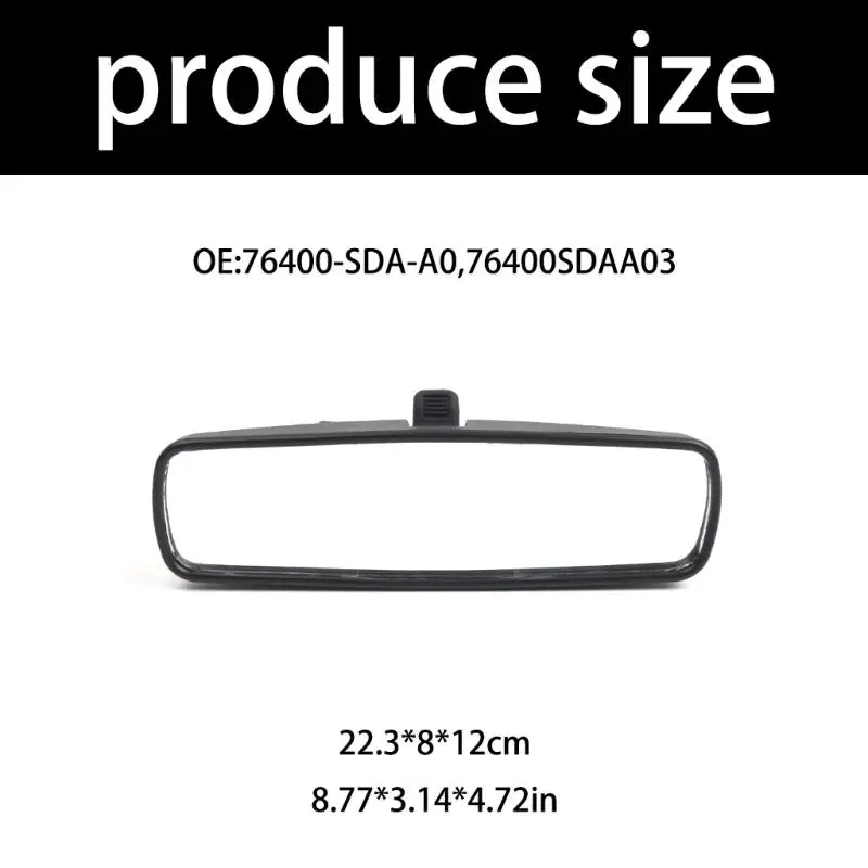 Plastic Manual Dim Rear View Mirror Dimming Auto Mirror for Automotives view 6