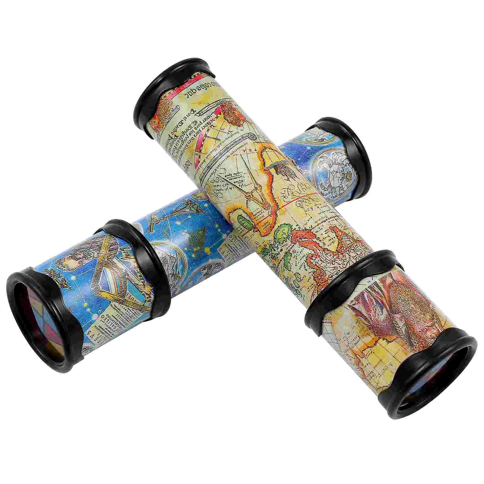 

WINOMO 2pcs Classic Kaleidoscope Toy Novelty Games Toy Educational Toys for Kids Children (Random Color)