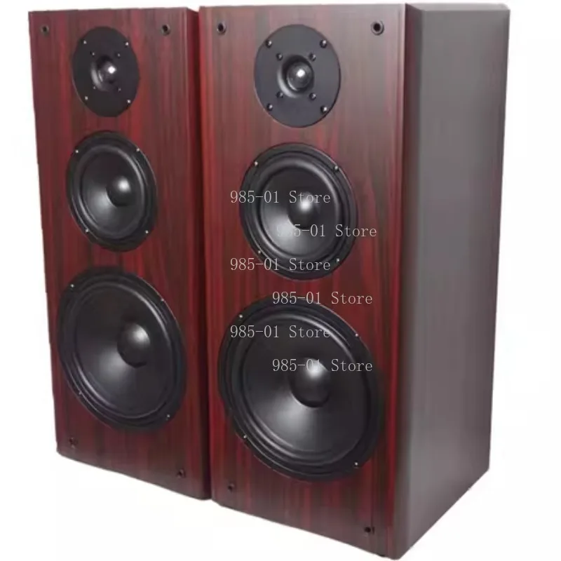 8-inch 100W three-way passive wooden speaker, HIFI home theater audio