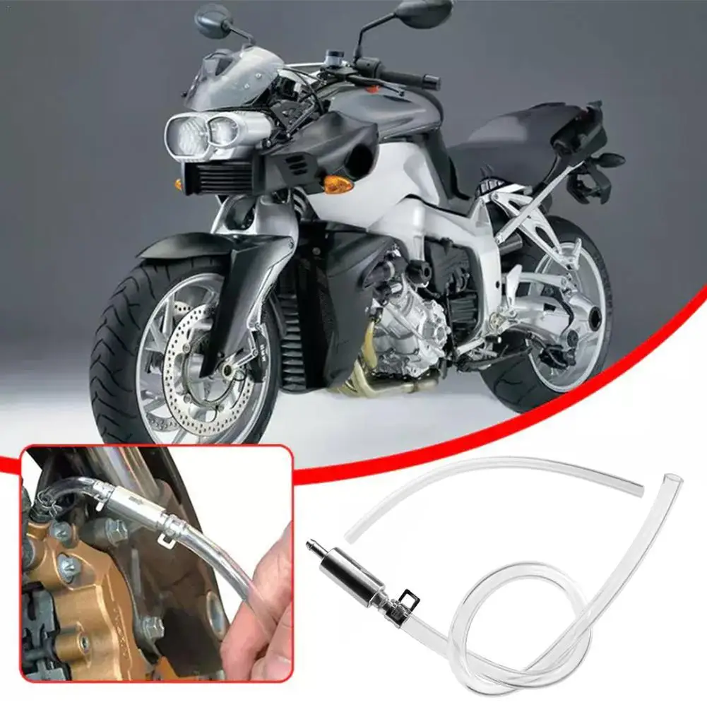 Car Motorcycle Brake Bleeding Oil Change Pump Tool Bleeder Fluid Hose Hydraulic Clutch Valve Tube Set Pit Dirt Bike Accessories