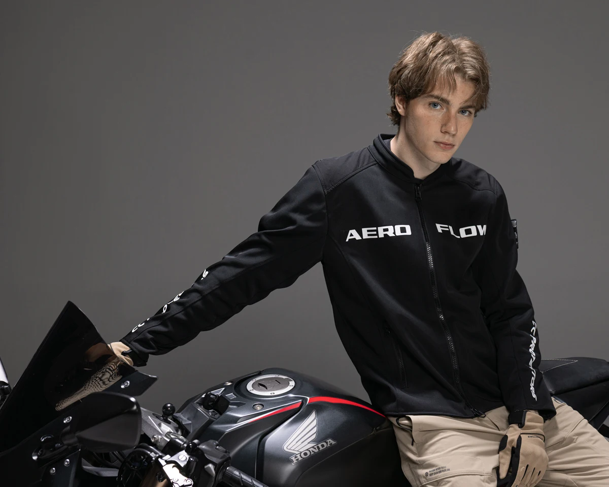 CC3106 Mesh Motorcycle Jacket Summer Breathable for Men Women, Removable CE Level 2 Armor, Reflective Black Grey