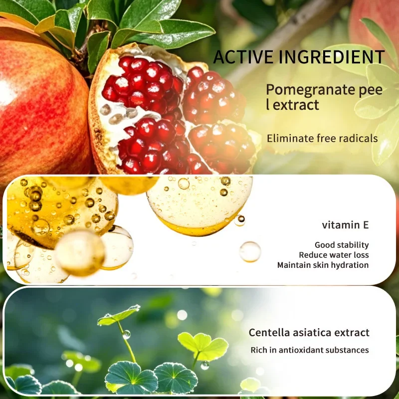 Red Pomegranate Isolation  3 in 1 Facial Neck Multiple Protections Protective Spray Hydrating Moisturizing