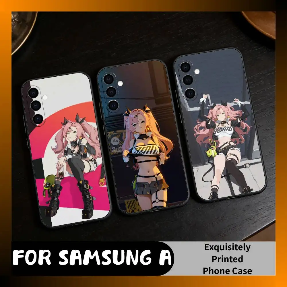 

Game Z-Z-Zero Sexy N-Nicole Phone Case For Samsung Galaxy A73,A72,A71,A70,A52,A51 Others Soft Black Cover
