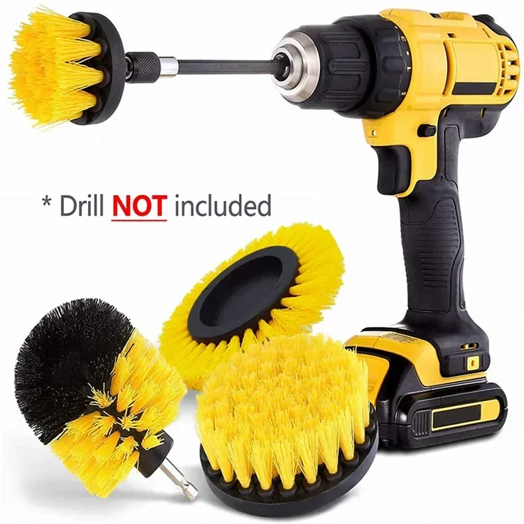 

Car Cleaning Tools Drill Brush Accessory Set Electric Cleaning Brush Kit/Tool Plastic Floor Brush car detailing tools