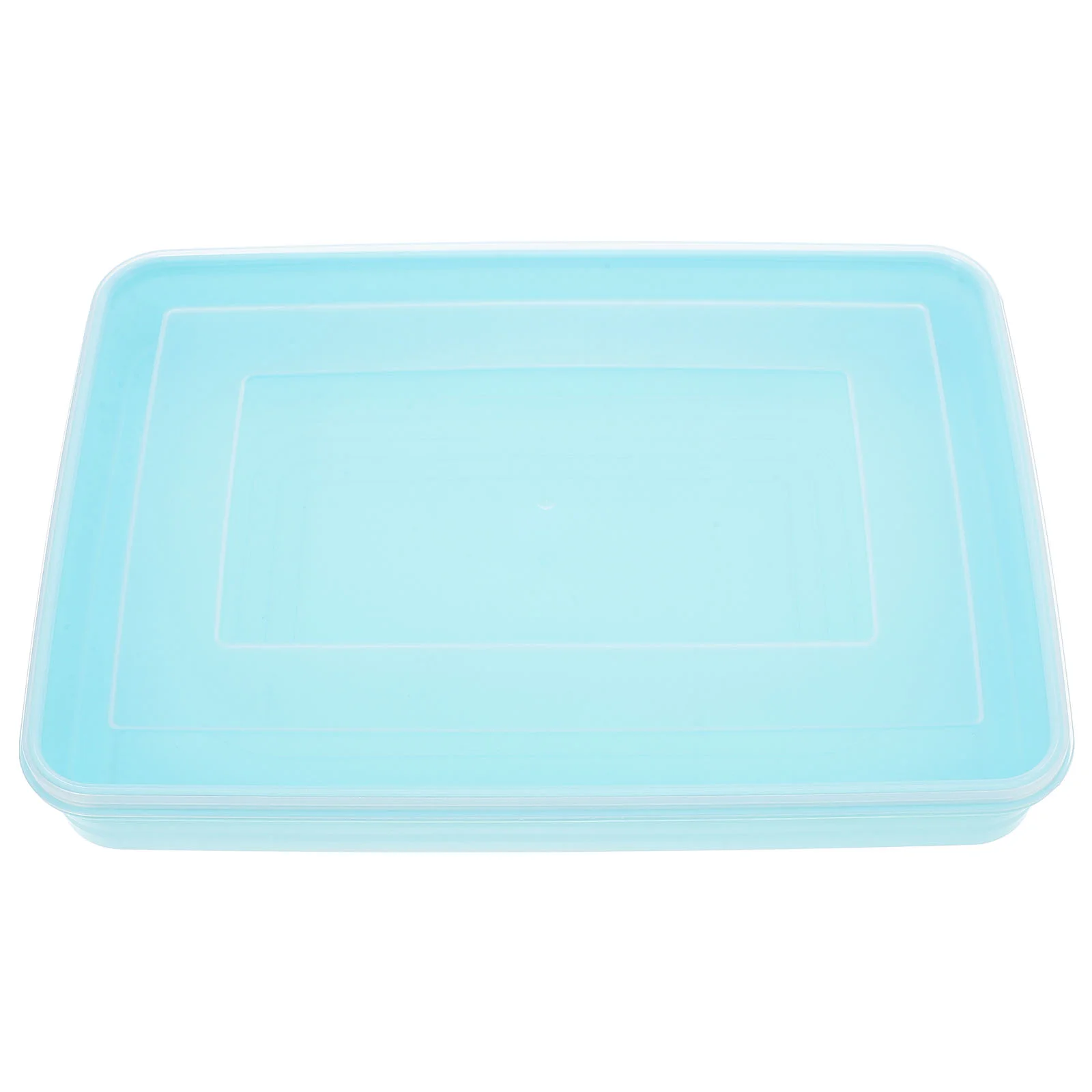 

2 Pcs Dumpling Box without Compartments Sealed Lid Moisture Prevention Space Saving Refrigerator Storage Container Easy Access