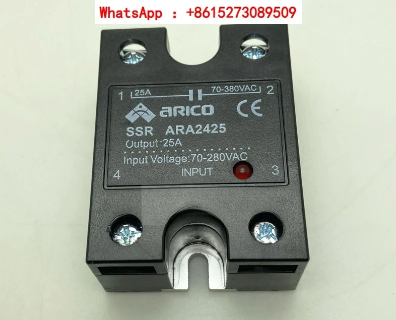 Original Taiwan Province Changxin ARICO solid-state relay ARA2425 25A SCR AC control AC.