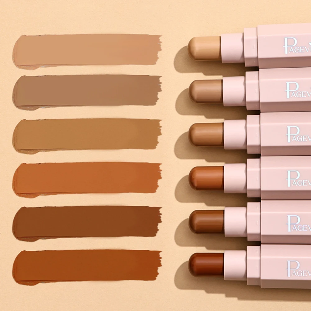 Immagine 7: Stick Portatile per Contorno Viso, Correttore e Illuminante, Cosmetico a Lunga Durata per Schiarire il Viso