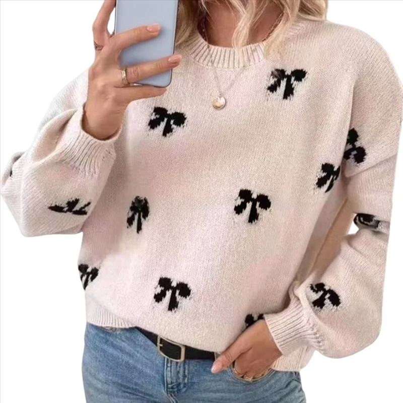 Women's Sweater All Season Solid Color Casual Fashion Daily Commute Dating Holiday Streetwear Knit Pullover Ladies Tops