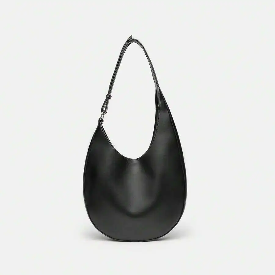 

Half Moon Bag Womens Underarm Shoulder Bag Large Capacity Curved Handbag