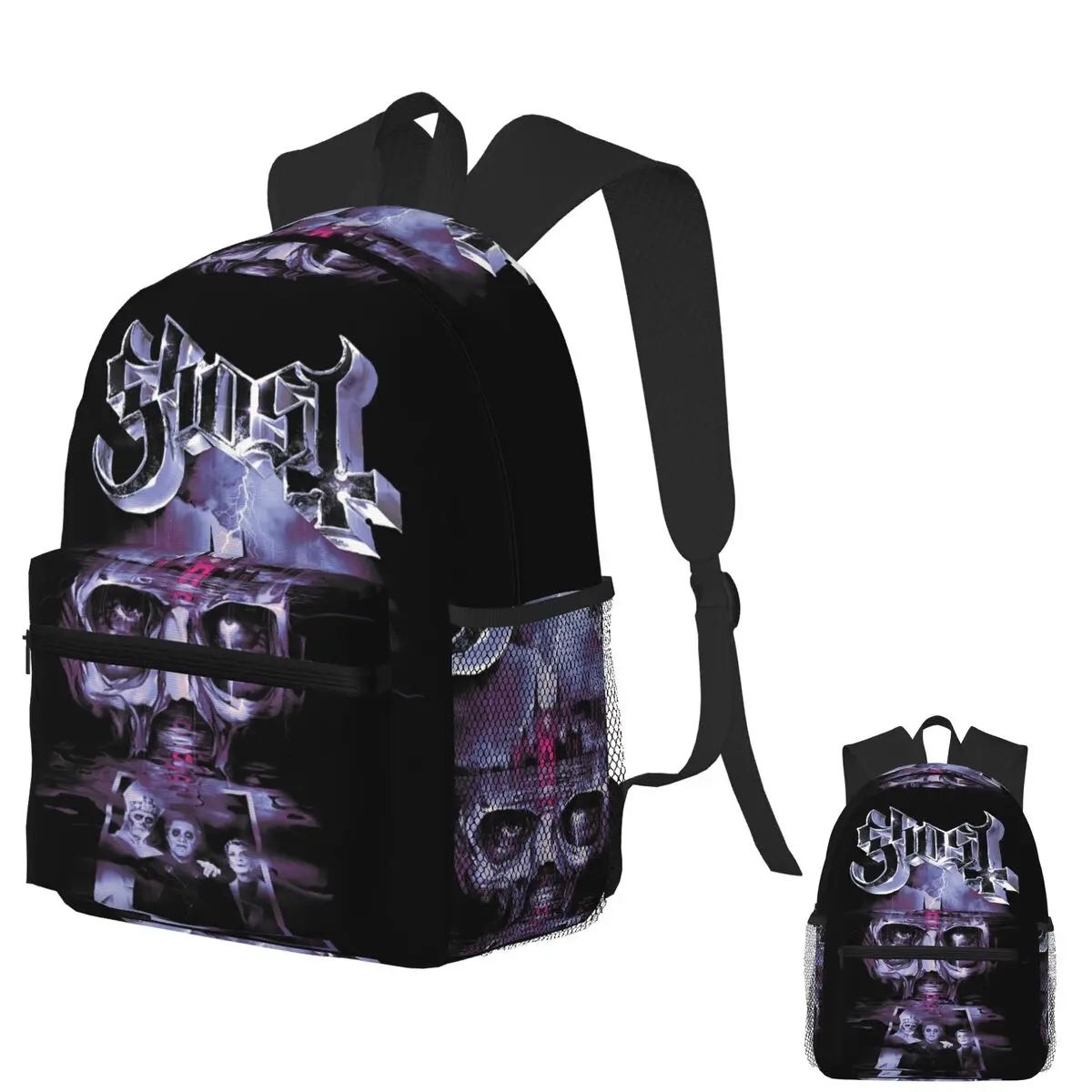

Nameless And Loud Gothic Ceremony Vibes Student Backpack School Bag Hiking Travel Daypack for Men Women Bookbag Shoulder Bags
