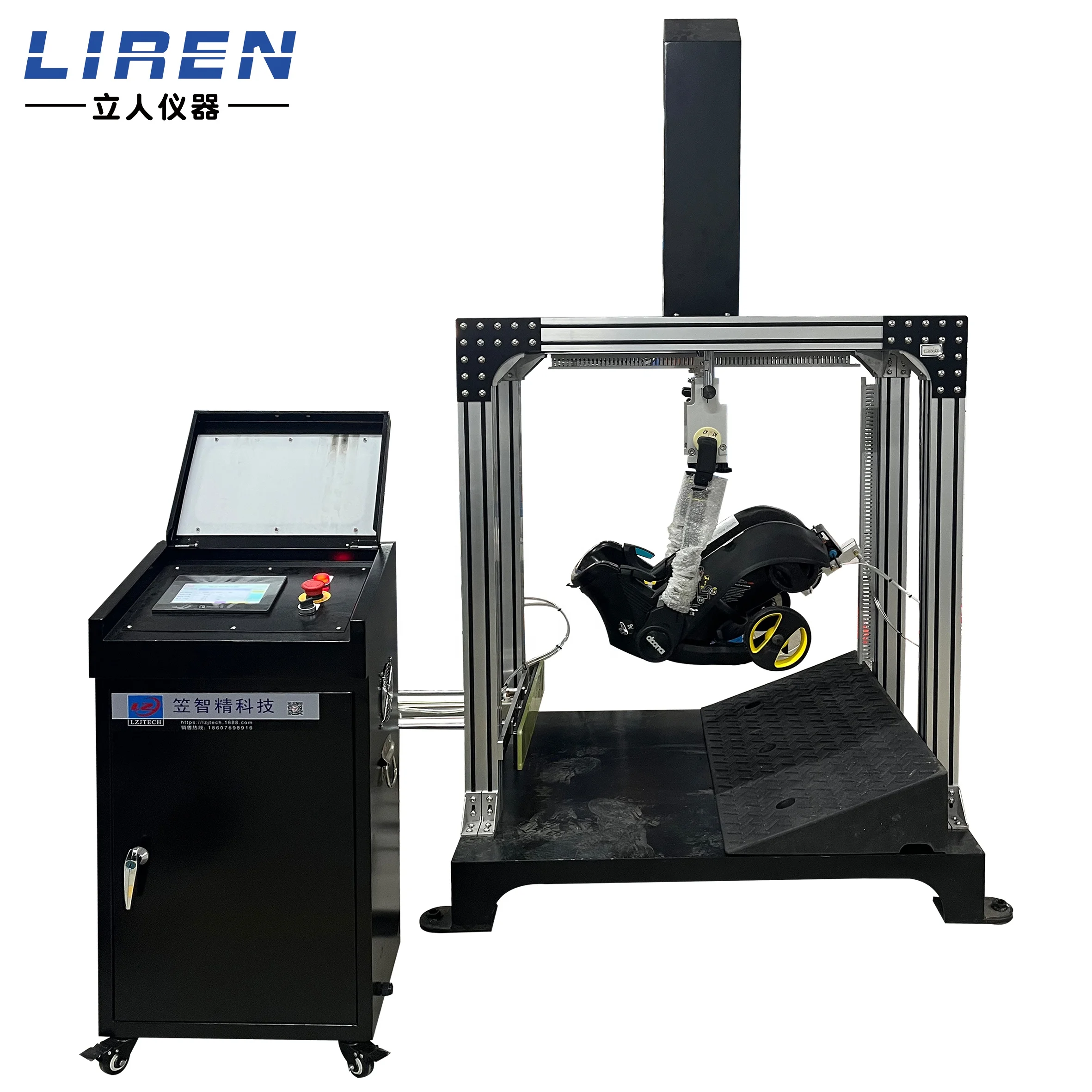 Stroller Folding Foot Testing Machine Pram Folding Mechanism Durability Tester Cycle-Controlled Stroller Fold Tester