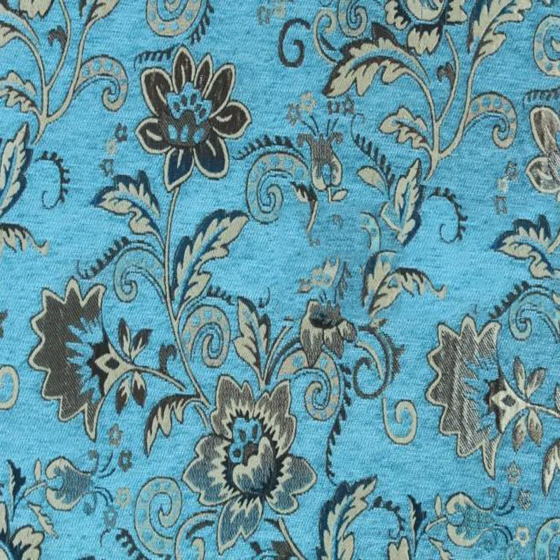 

Ткань "синель" для изготовления диванов, жаккардовая, утолщенная, европейская, белого и синего цветов, для шитья подушек