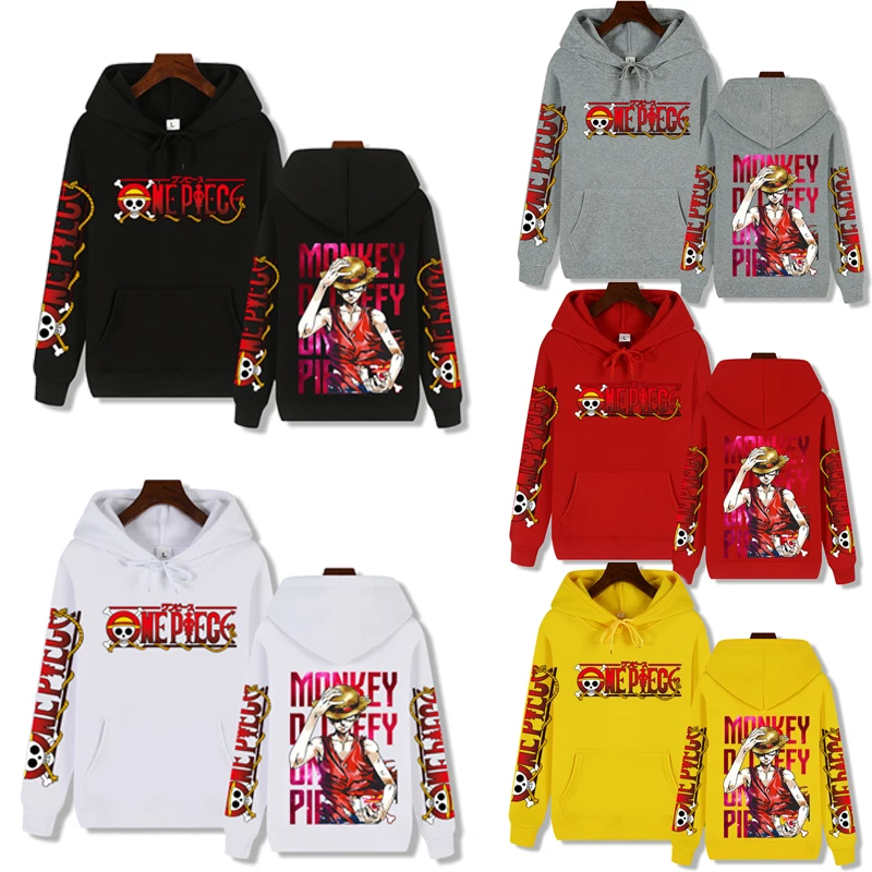 

ONE PIECE Luffy толстовки аниме зимние толстовки с длинными рукавами мужские топы толстовка большого размера уличная рубашка с капюшоном пуловеры подарки