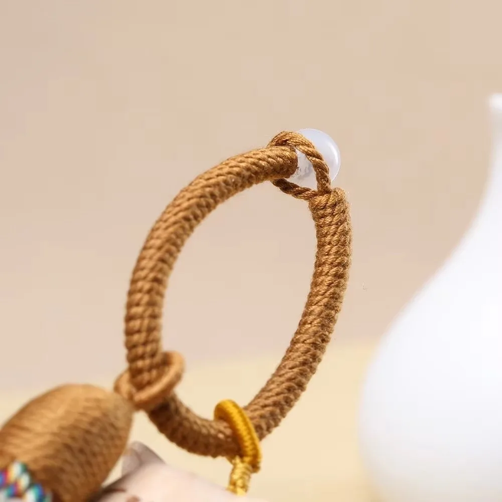 شرابة يدويا خشبية القط قلادة أكياس الديكور المال اصطياد القط القط المفاتيح المواد الخشبية حقيبة قلادة