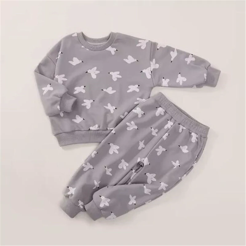 【sets】EnkeliBB Toddler Girls Winter Sets Baby Boy Fall Outfits Lovely baby Fall Suits Clothing Set