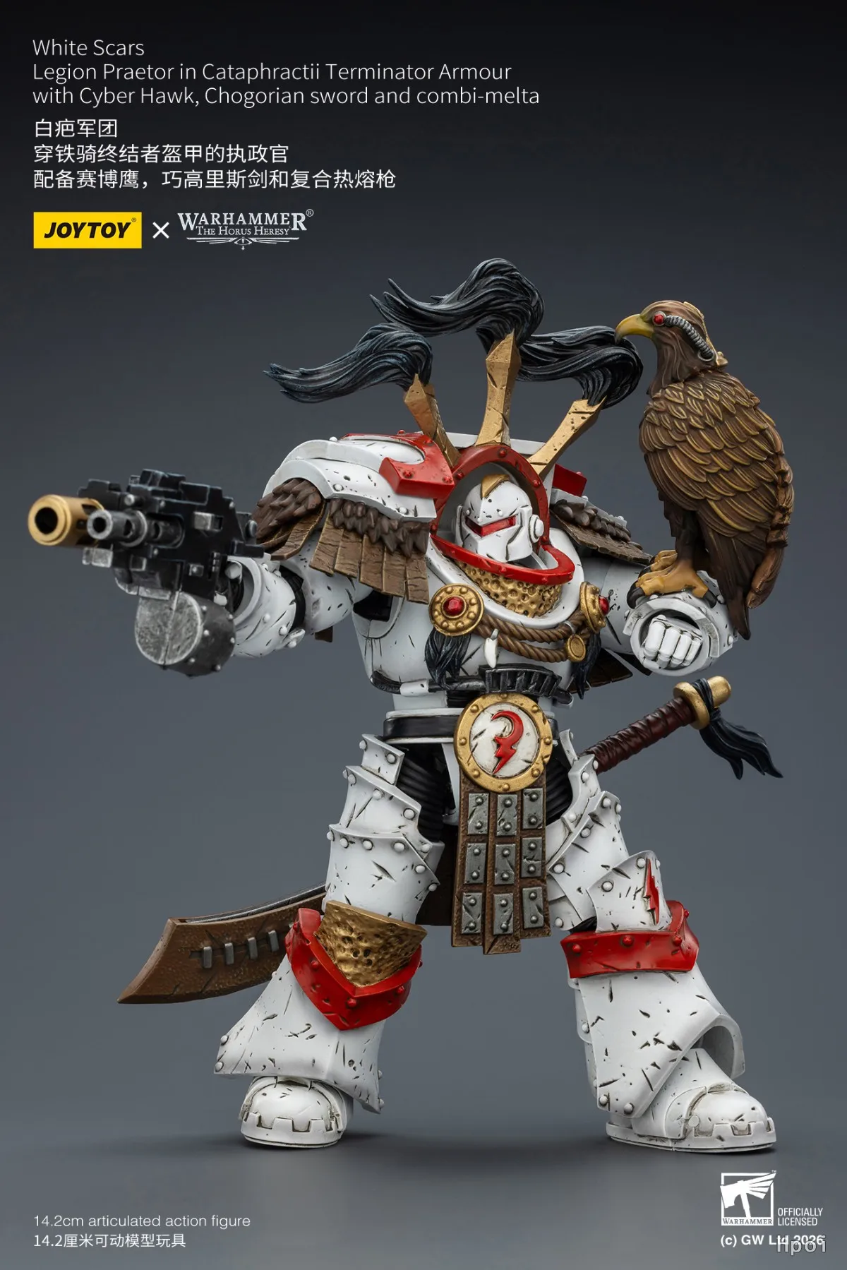 

【FS】Фигурки JOYTOY Warhammer 40K в масштабе 1/18: Модели White Scars Jaghatai Khan, игрушки, подарки