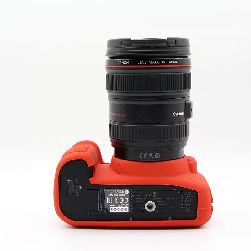لينة السيليكون المطاط كم درع حالة غطاء الجسم حامي الإطار الجلد لكانون EOS 6D EOS6D DSLR كاميرا واقية حقيبة الفيديو