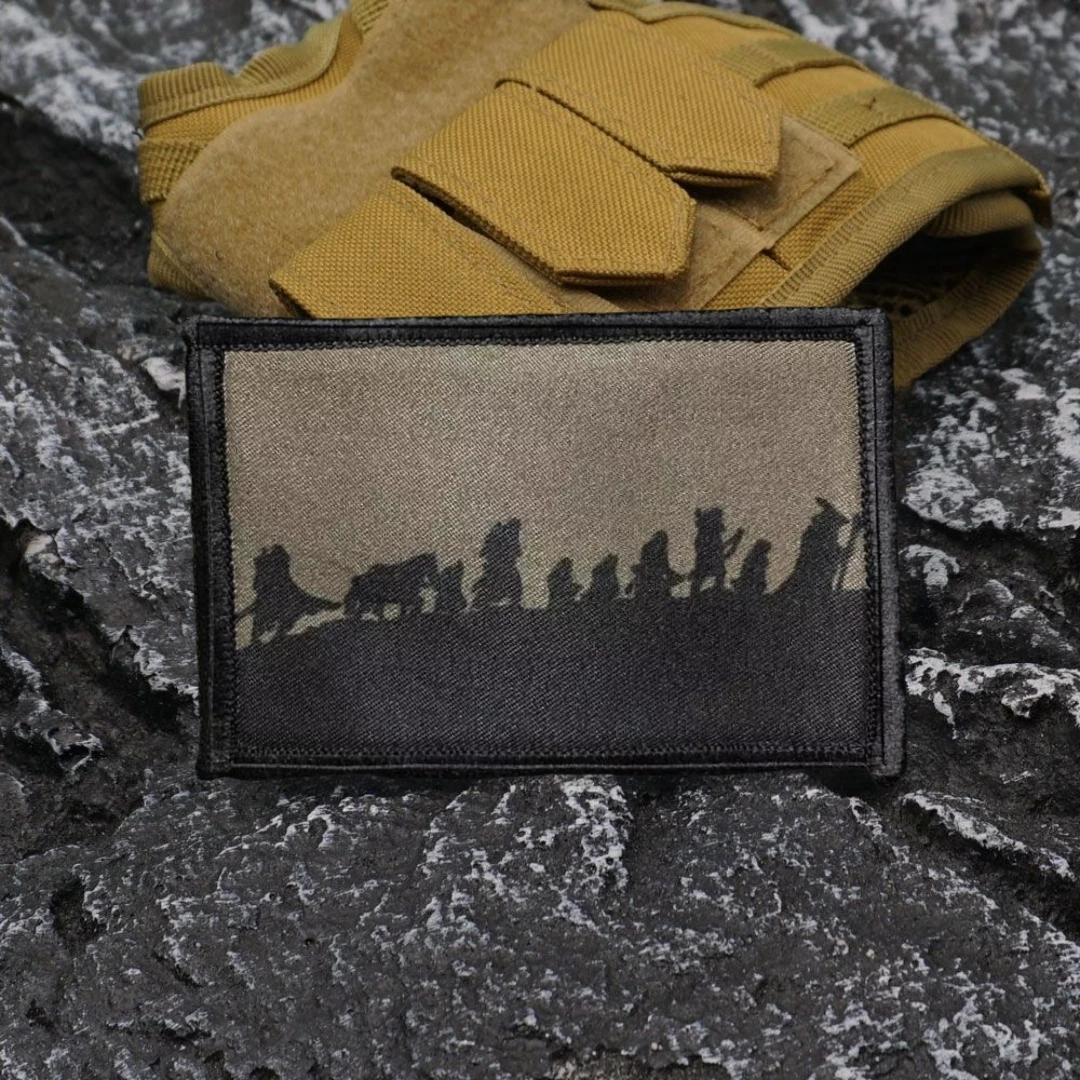 Lord of The Rings Subdued Tactical Patch Army Morale Badge Printing Hook and Loop Patches Military Armband Backpack Stickers