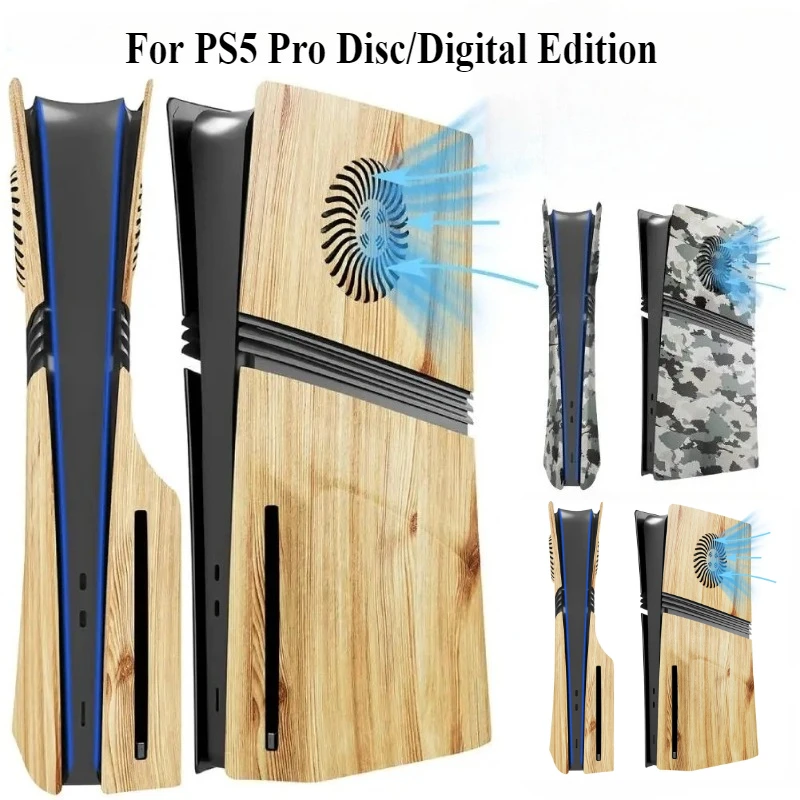 

For PS5 Pro Digital Edition Console Case For PS5 Pro Optical Drive Version Replacement Protective Shell Oil Anti-fingerprint