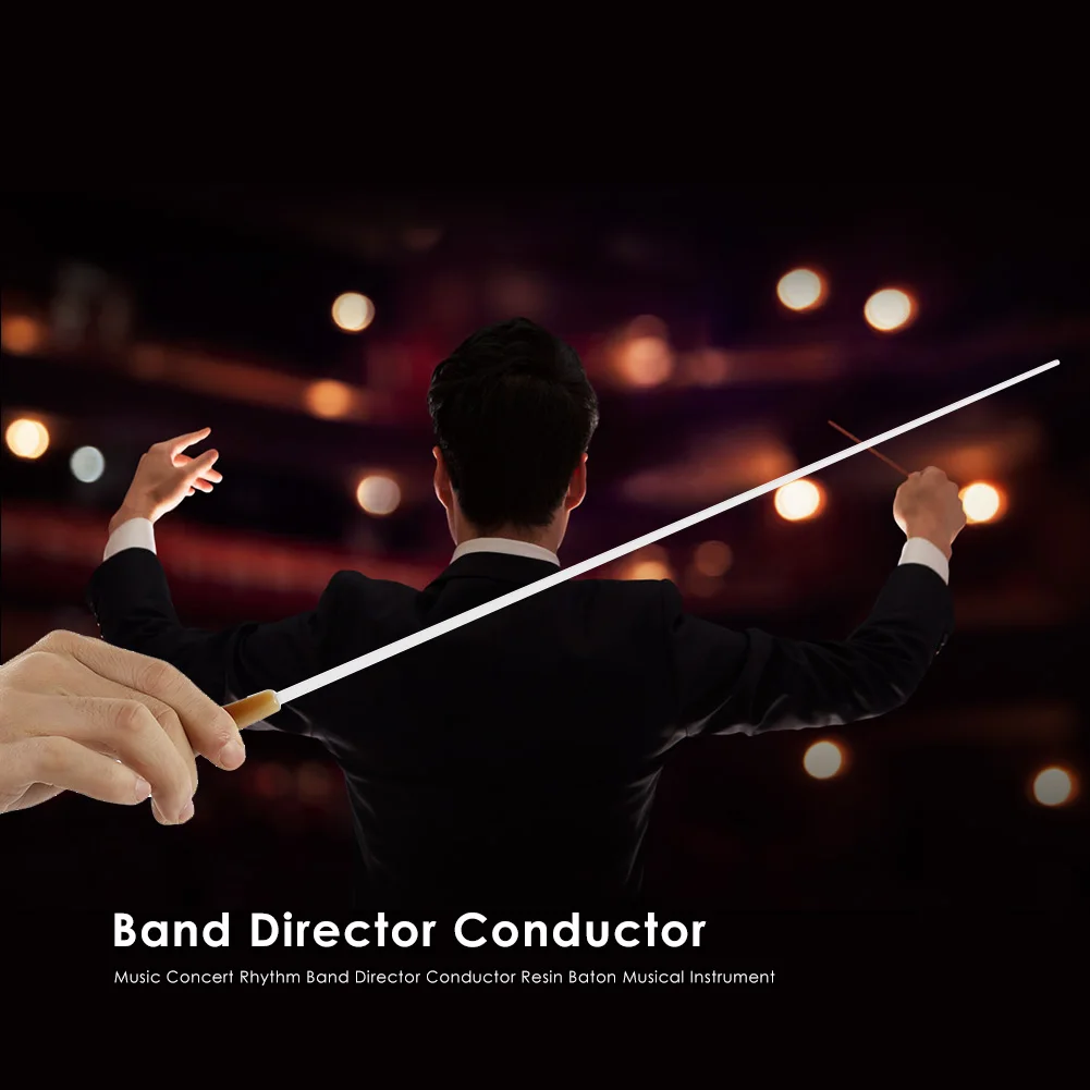 Professional Music Baton Concert Stage Performance Director Wand (Yellow)