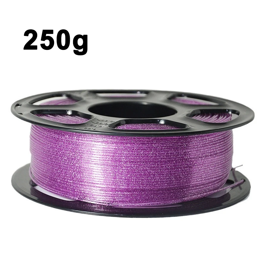 

1,75 мм PETG Crystal Blue 250 г 500 г Нить для 3D-принтера Sparkle Черный Синий Блестящий материал для 3D-печати Блестящие нити PETG