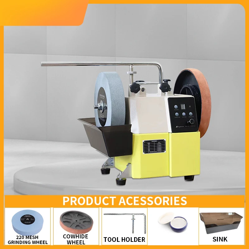 H8000 Knife Sharpener Sharpening Kitchen Rub Speed-Adjusting Water-Cooled Grinding Scissors Electric Grinding Axe Butcher Mill