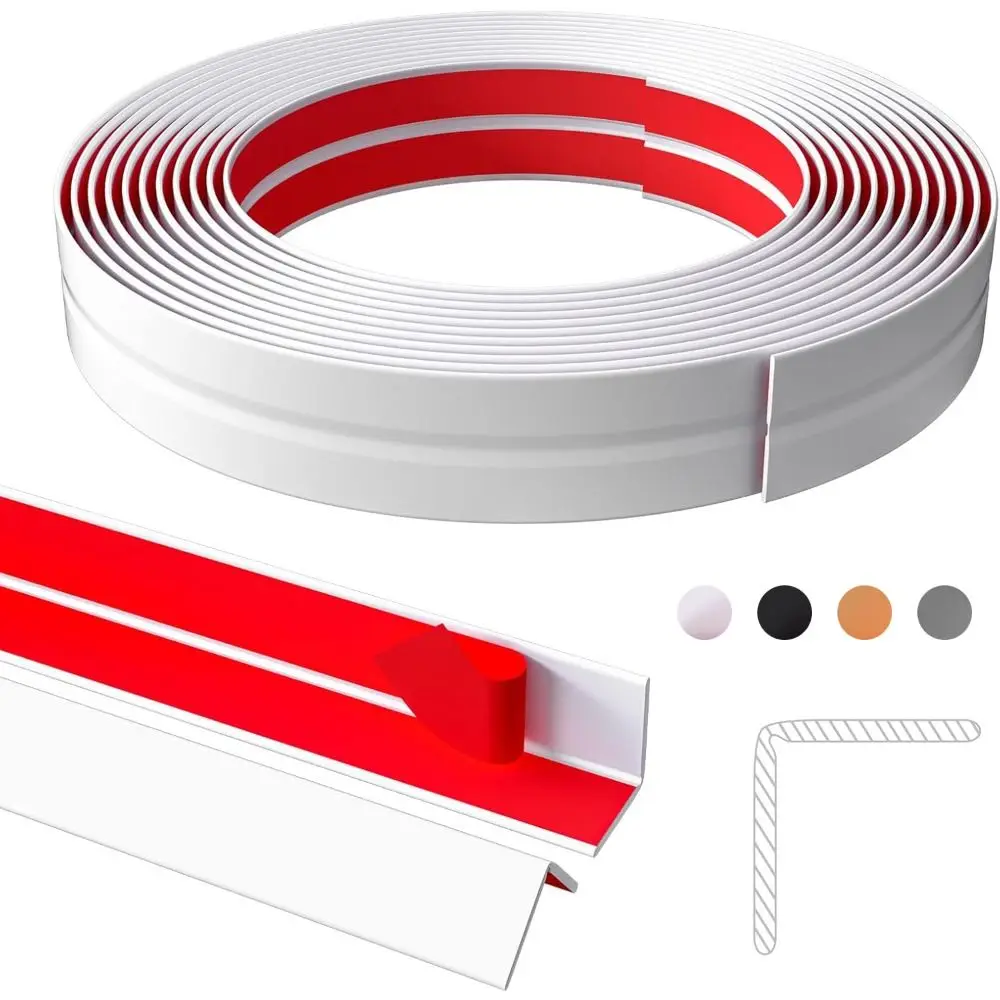 

High Quality Self Adhesive Wall Corner Protector Peel and Stick 3m Caulk Strip Flexible Floor Transition Strip Countertop