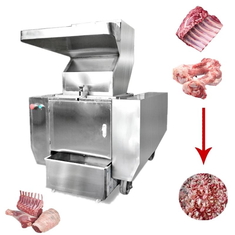 Commercial Electric Grinder Chicken Meat Grinding Equipment Animal Pork Cow Crusher Machine for Dog Food