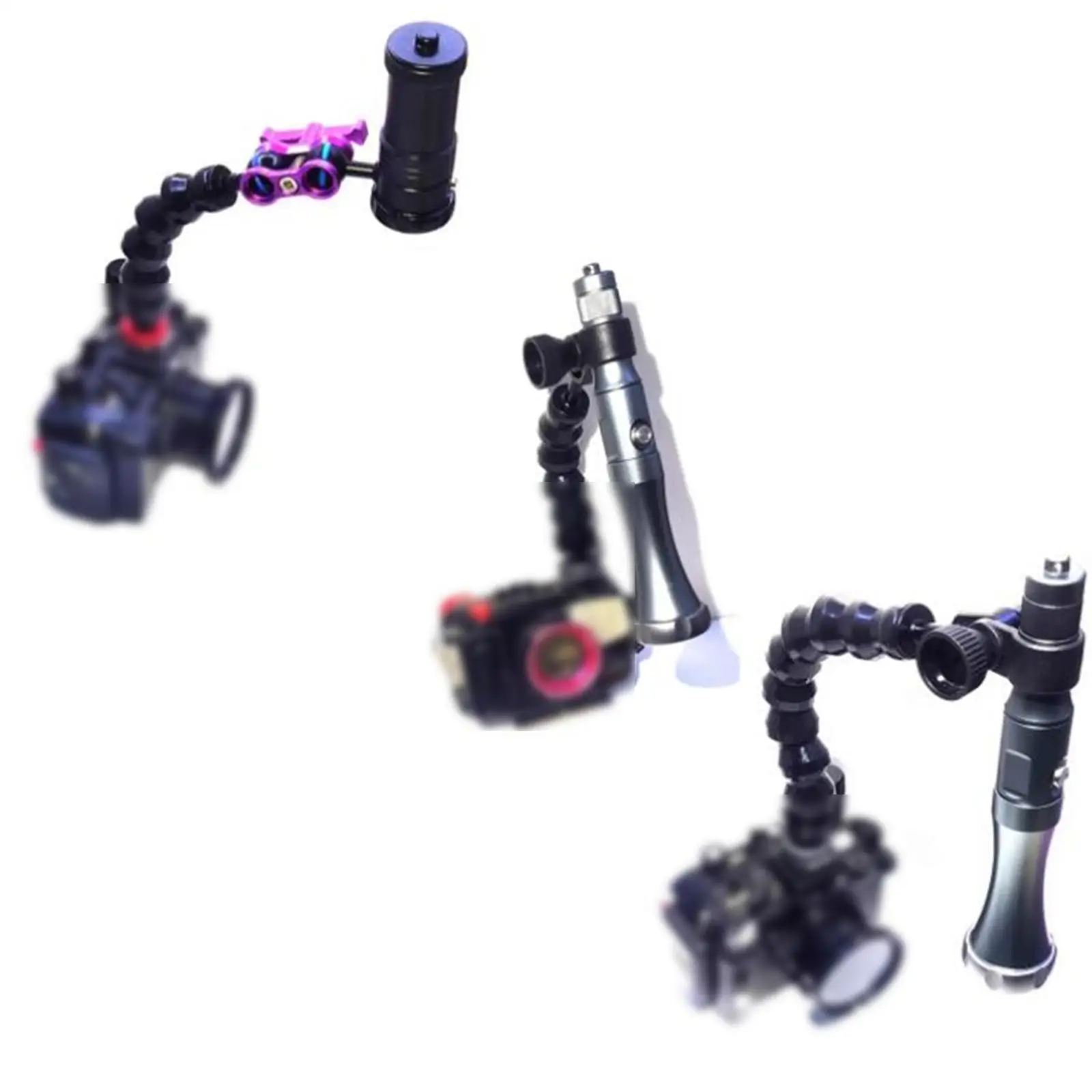Underwater Camera Light Arm Light Mount Joint Universal for Rig with Steel Wire for Snorkeling Lamp Arm Diving Photography