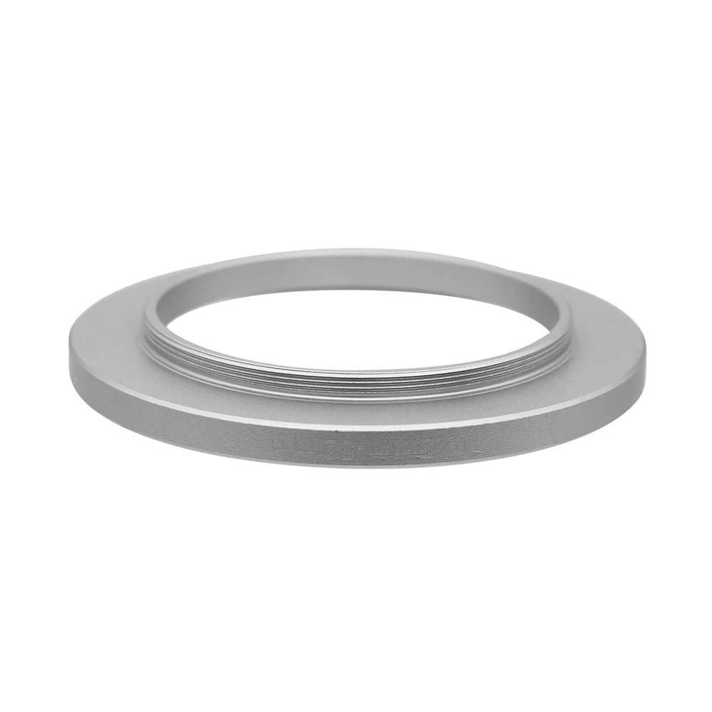 Серебряное повышающее кольцо 40,5–52 мм, переходное кольцо фильтра 52 мм для Nikon, Canon, аксессуары для камеры Sony