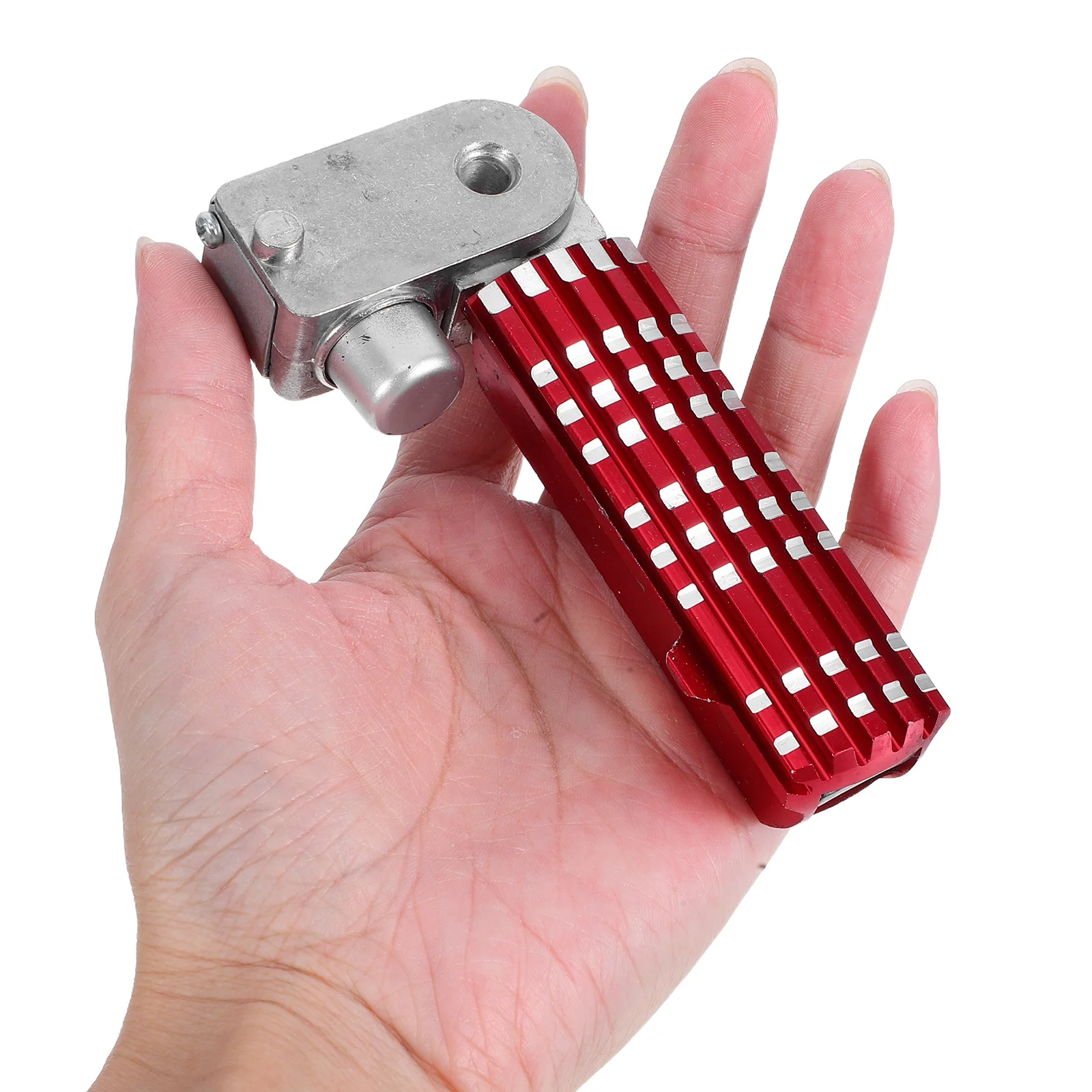 

2pcs Motorcycle Foldable Foot Pegs Aluminum Alloy Universal Rear Passenger Footrest Non Slip Folding Pedal Bracket For Scooter