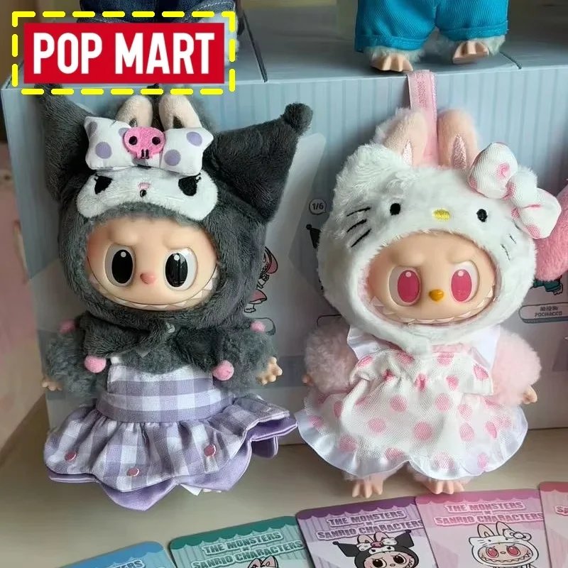 

Оригинальный плюшевый брелок-сюрприз Pop Mart The Monsters Sanrio Characters Serie, коллекционная декоративная игрушка-кукла