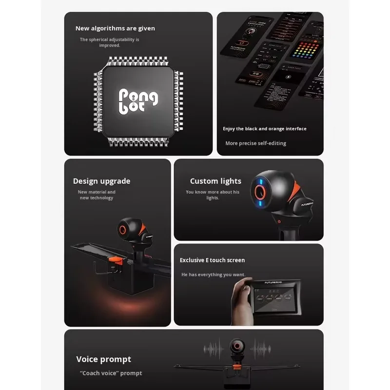 Omni-pro New Professional Table Tennis Shooting Machine With 9-Angle Adjust Aluminum Frame Automatic Ball Trainer