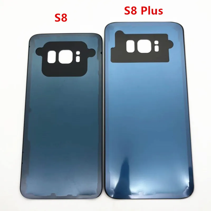 Battery Cover For Samsung Galaxy S8 Plus G955 G955F / S8 G950 G950F Back Rear Door Case Glass Panel Housing Case