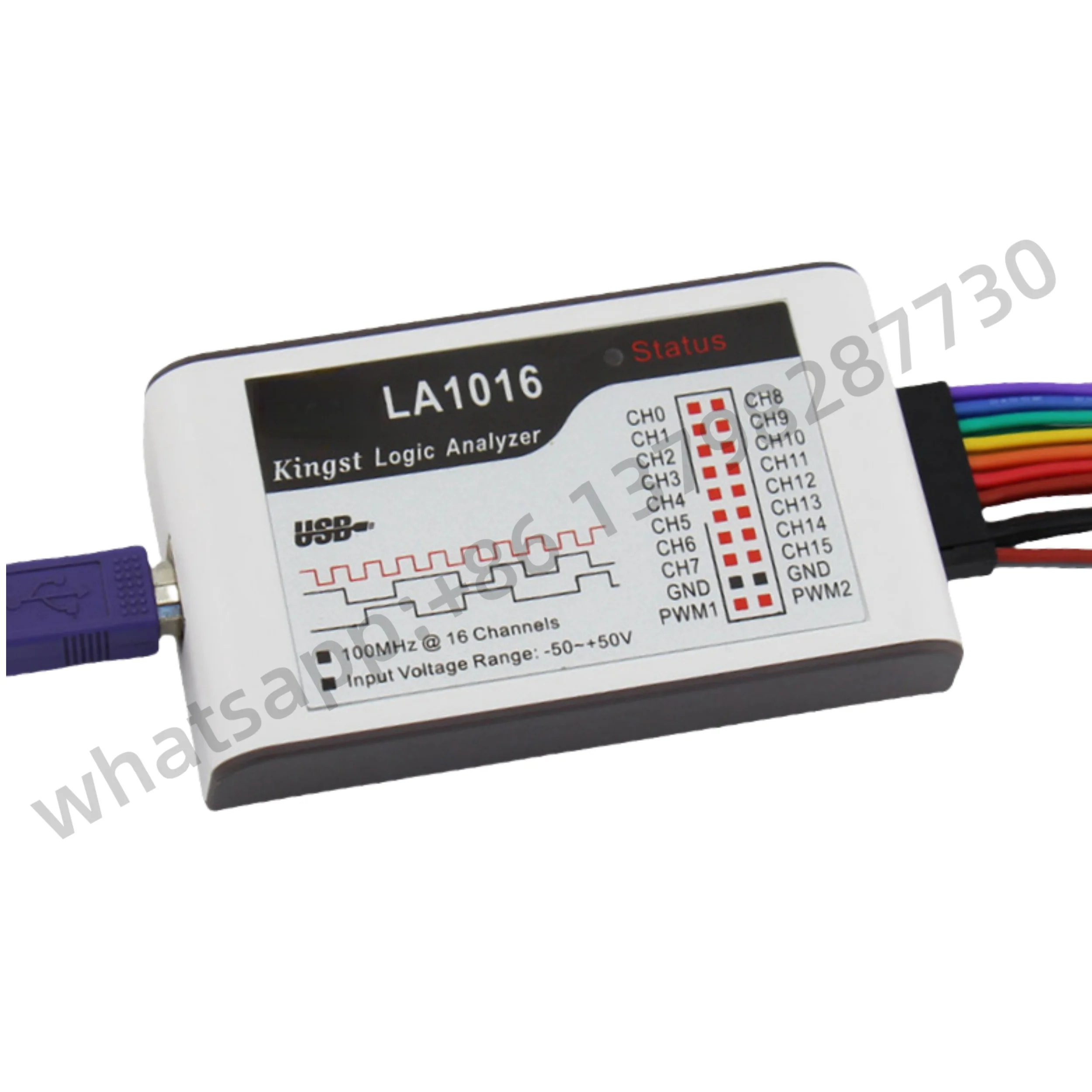 Новый оригинальный логический анализатор LA1016 USB с максимальной частотой дискретизации 100 МГц