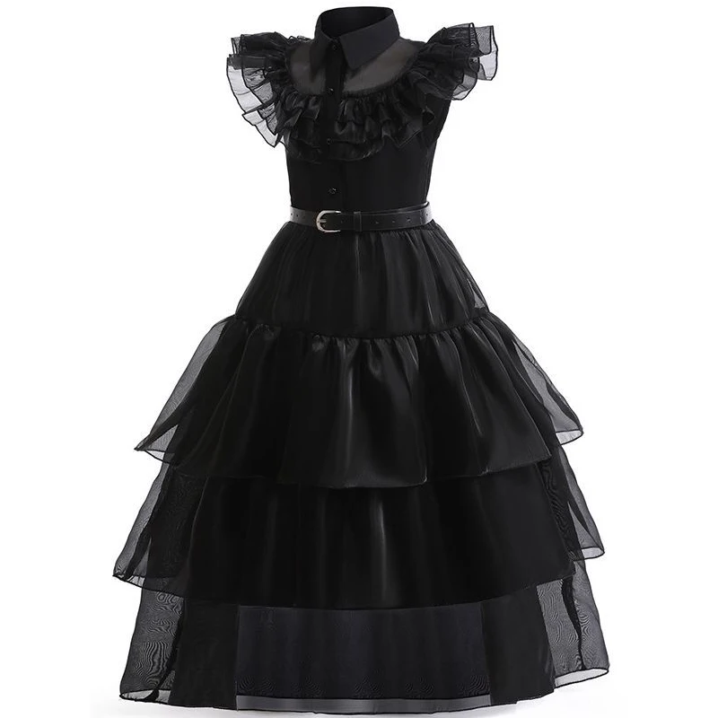 Carnival Easter Disguise Dress Up Children Halloween Cosplay Costume For Kids Fancy Princess Floral Evening Party Prom Ball Gown