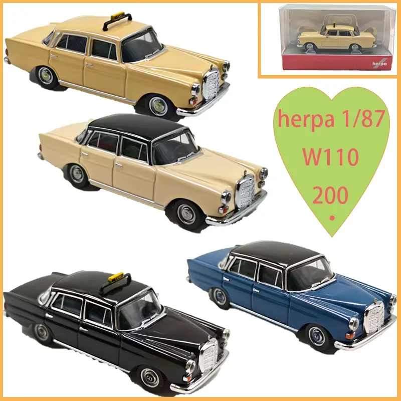 

herpa Plastic 1/87 W110 200 Classic Mini Car Model Sand Table Gift Collection Ornament