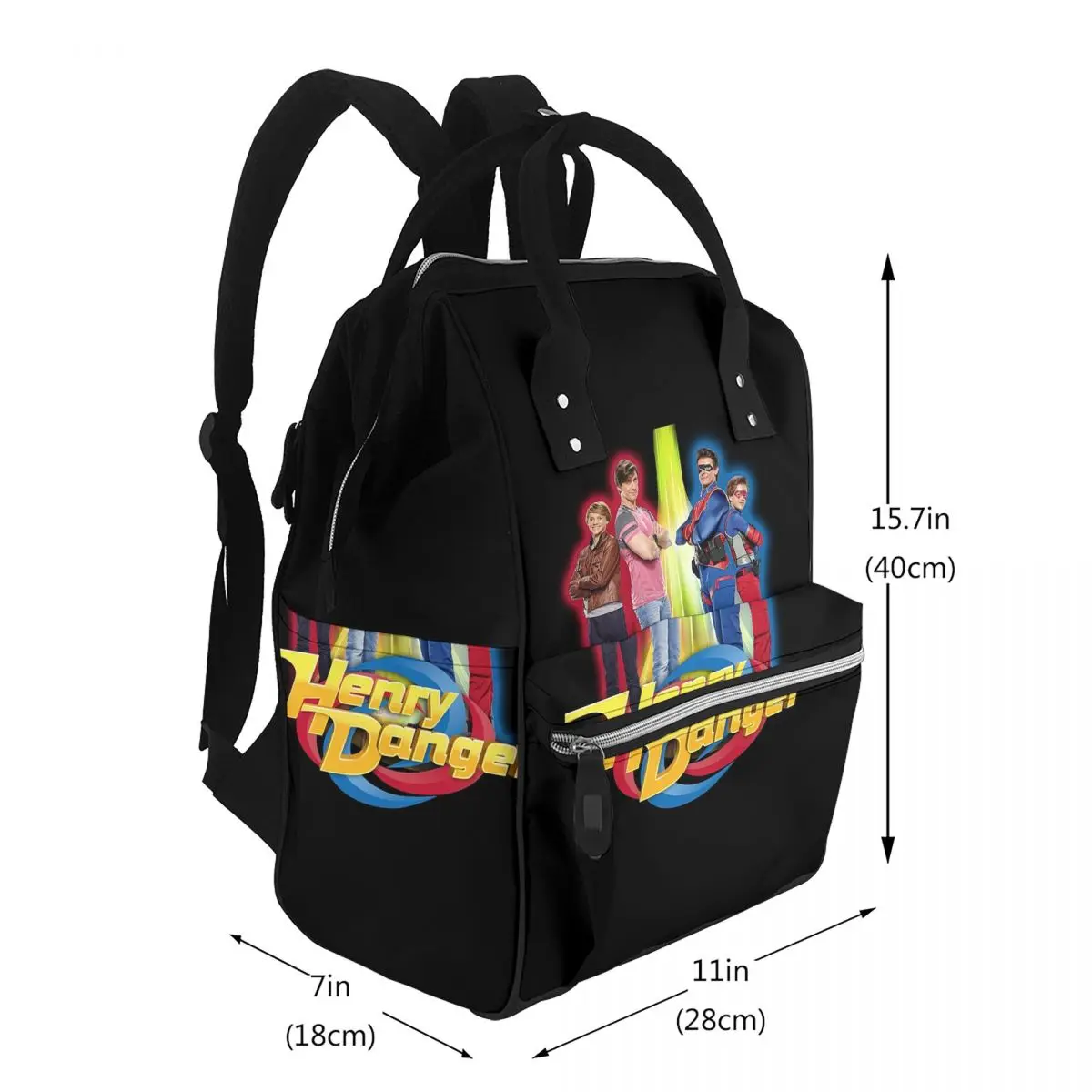Henry Danger Secret Identities Student Backpack School Bag Hiking Travel Daypack for Men Women Bookbag Shoulder Bags