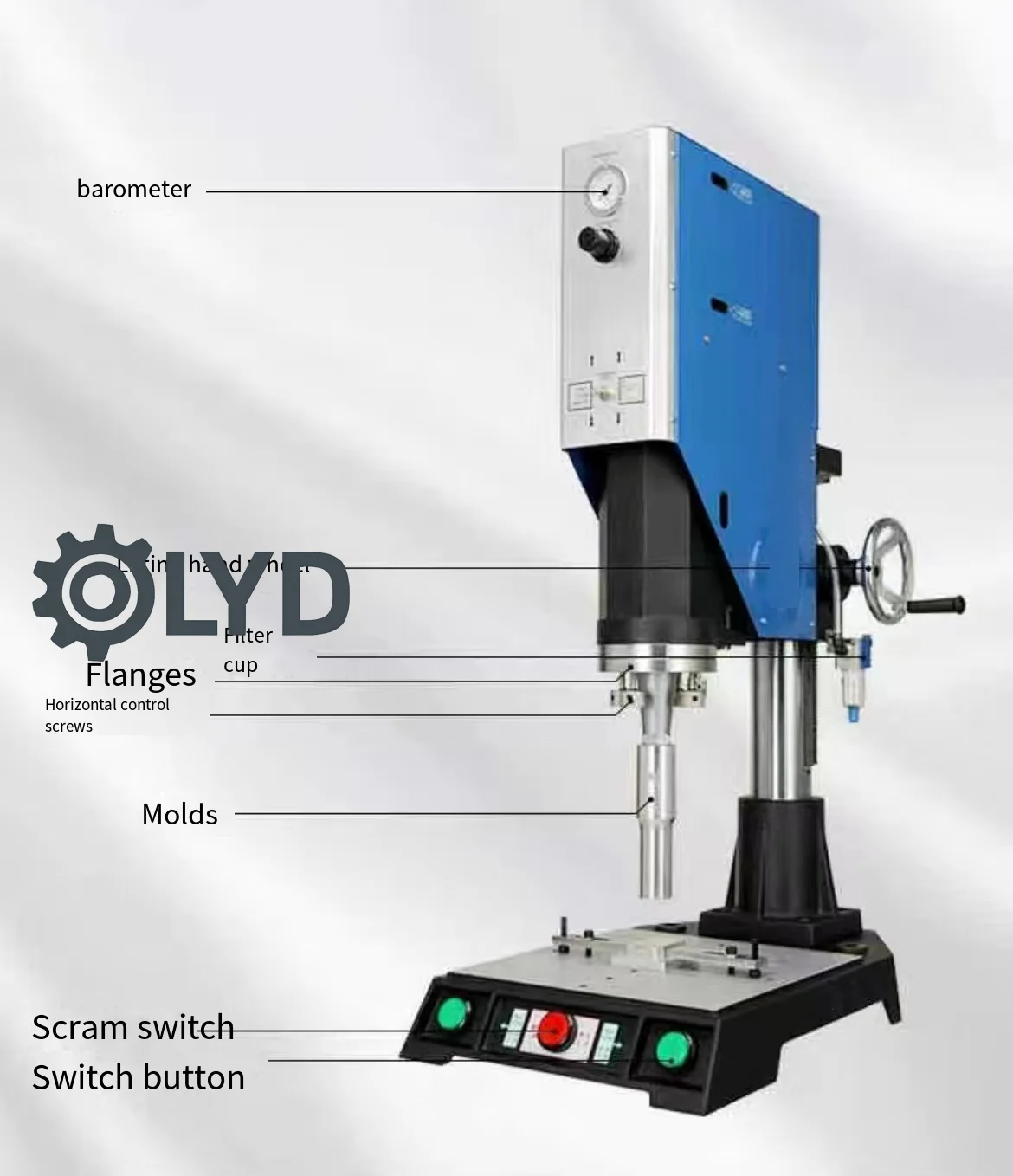 High Power Ultrasonic Welding Machine 15kHz 20kHz Frequency Chasing for ABS PP