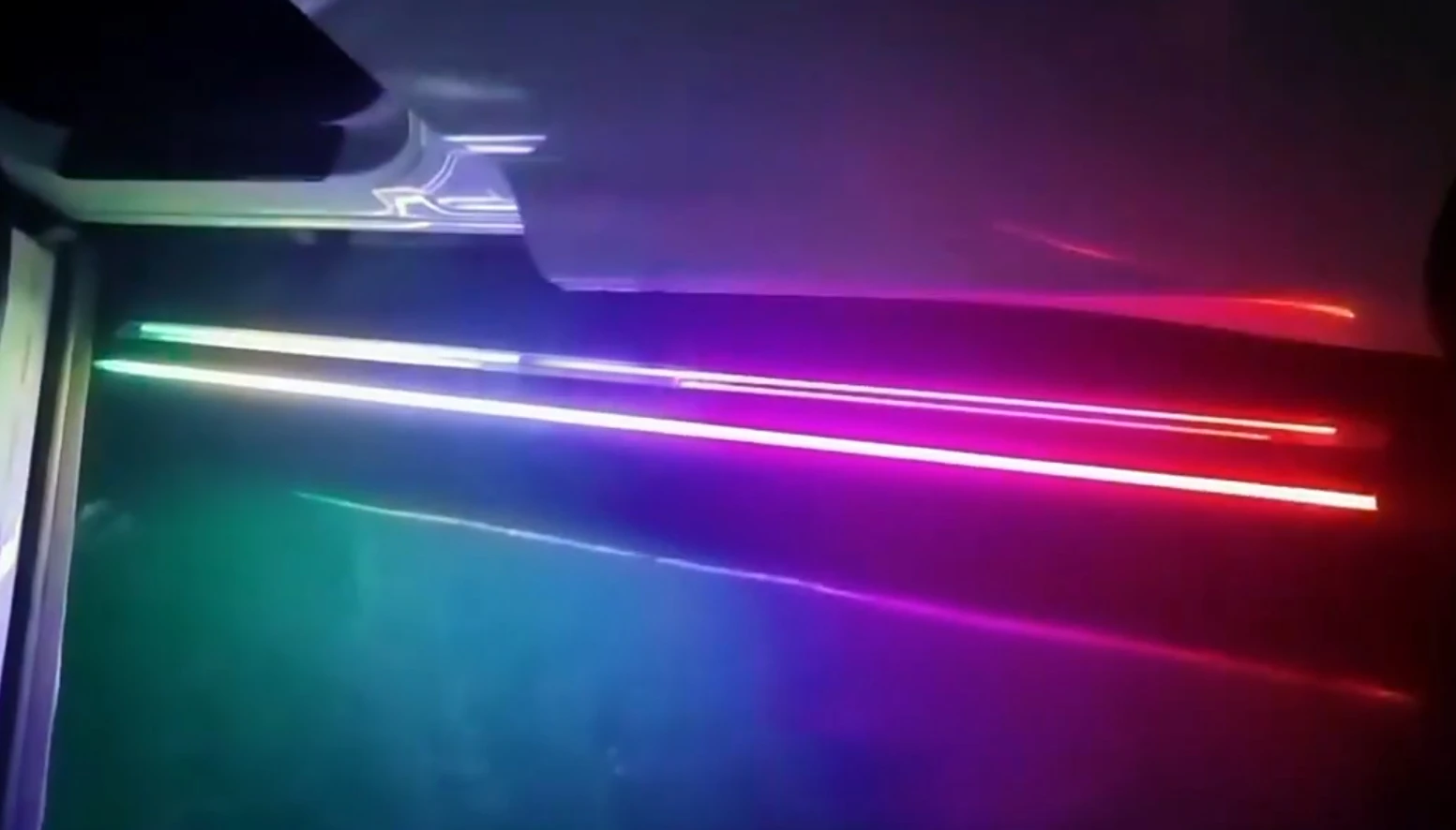 Automatic Electric Power Neon Led Light Side Step Running Board for TUCSON 2022-2025