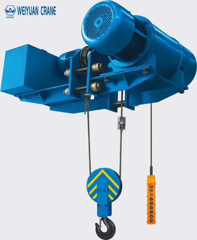 New Compact European Single Girder Wire Rope Hoist 3-10 Ton CE Certified for Hotels & Retail Factory Workshop Handling