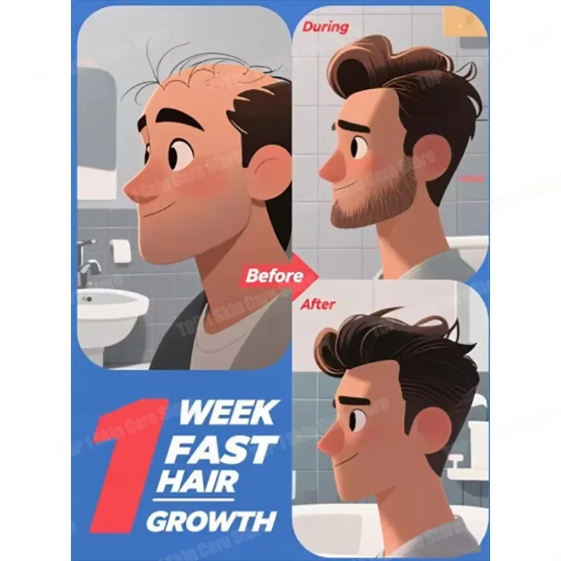 

Stop hair loss in 7 days and grow natural hair in 15 days! Safe and gentle essential oil ingredients, easy to carry, and effecti