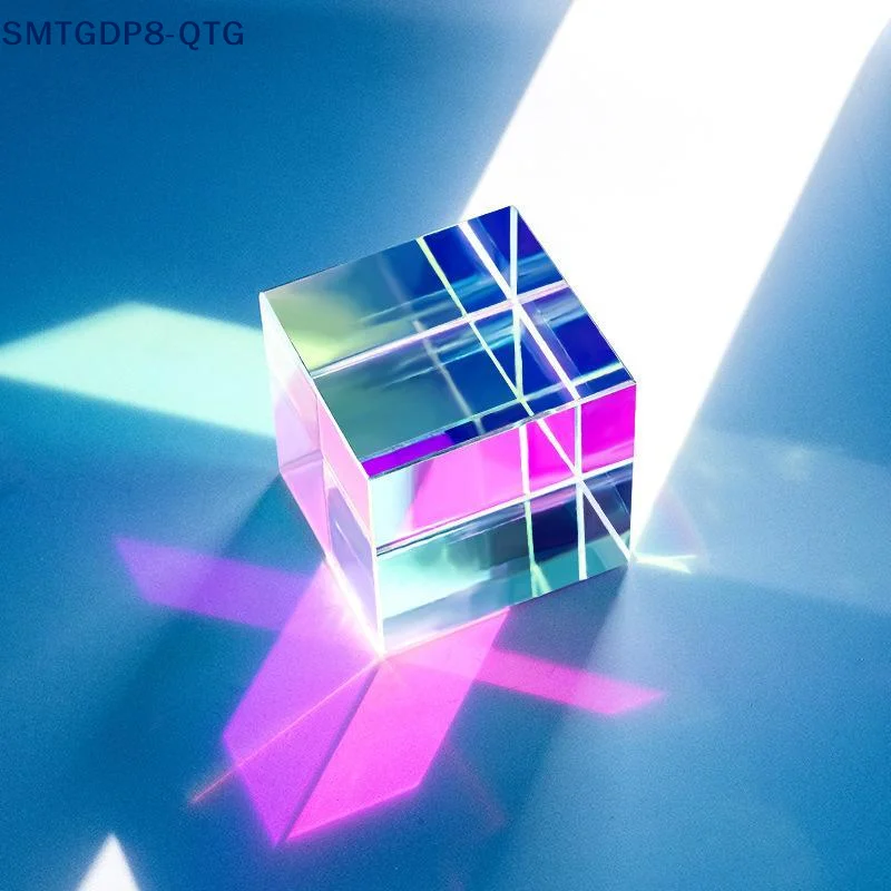 HOT NEW Science Magic Prism Cube 15/20mm Hexahedral Crystal Magic Cmy Cube 3D Color Cube Prism For Photography