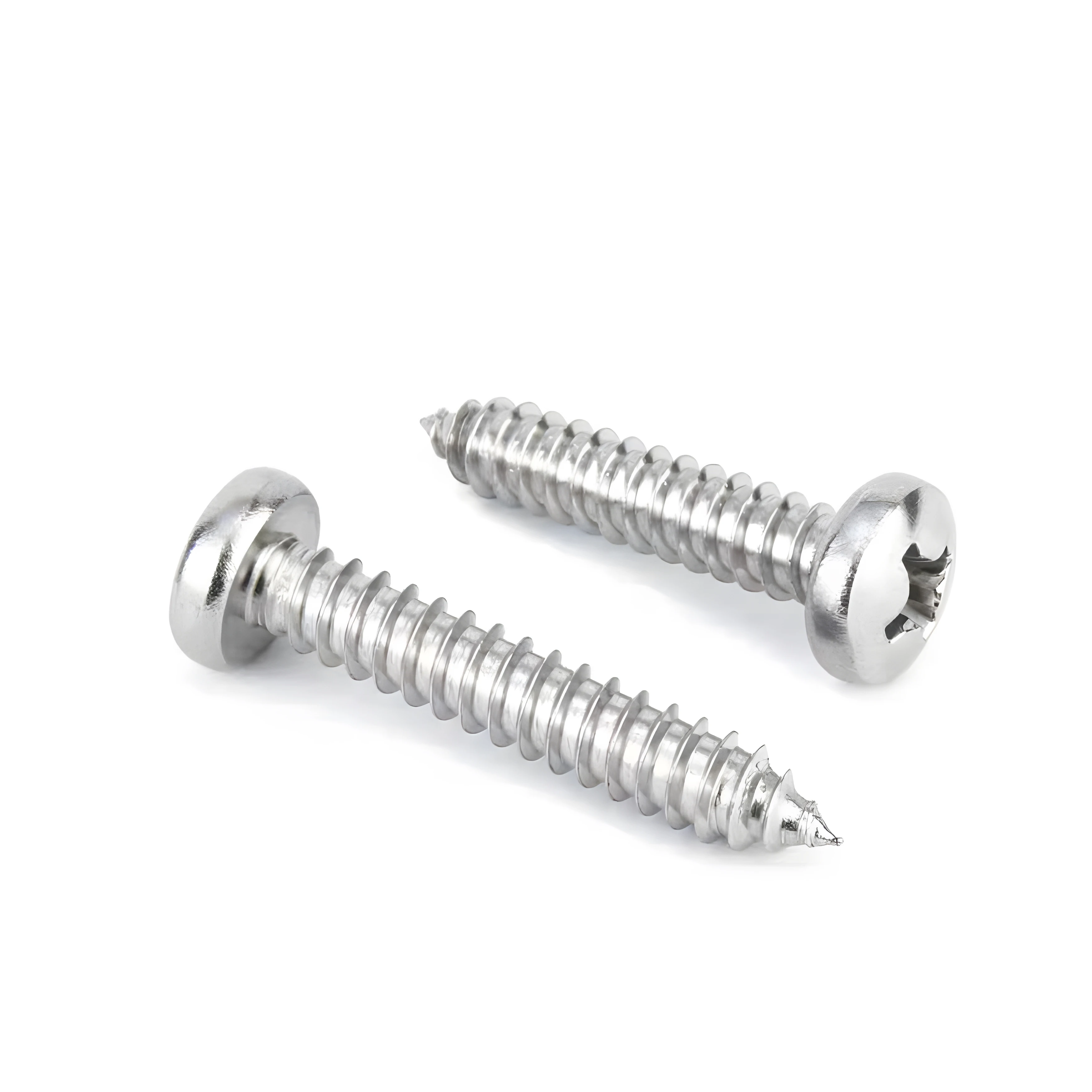 10-100pcs M1 M1.2 M1.4 M1.7 M2 M2.2 M2.6 M3 M4 M5 M6 stainless steel iron Cross pan head self-tapping screws